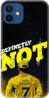 NDCOM iPhone 12 Pro Definitely Not MS Dhoni Printed के लिए