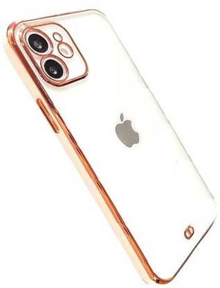 ELEF Back Cover for APPLE iPhone 11 Pro Camera Protection Electroplated Square Edges Design Soft Shining Chrome Case