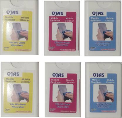 OJASS OJAS MOBILE POCKET SANITIZER PLUS MOBILE CLEANER for Mobiles, Computers, Gaming, Laptops, Laptops