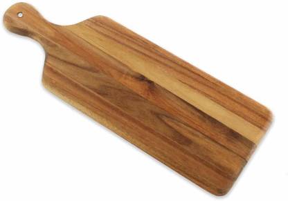 Wood Chop Mango Wood Cheese Board | Bread Board | Serving Board | Chopping Board, Classic Design - 19.5 X 6 Inch (Not Single Piece of Wood) Wooden Cutting Board