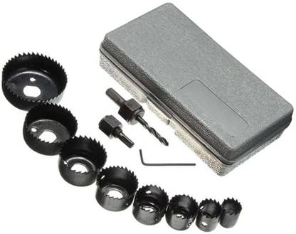 Gadariya King 11 In 1 Metal Alloys Wood Hole Saw Set 11 In 1 Metal Alloys Wood Hole Saw Set (19-64mm) Rotary Bit Set (8 Bits)