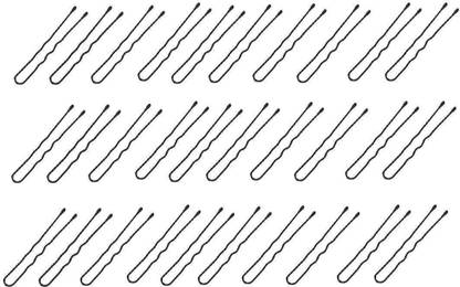 tvishka 50 pcs Curved U Shape For Bun juda Bobby Hairpin, Styling Accessories for Girls & Women Hair Pin Hair Pin