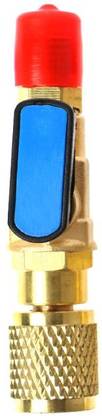 DIGICOP High Quality HVAC A/C Straight SHUT-OFF Ball Valve Adapter Tool For 1/4" Auto Air Condition Refrigeration Tools Ball Valves