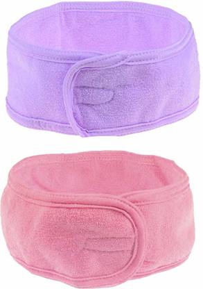 twirey Polycotton non slip Stretchable Elasticized Adjustable Facial Headband Makeup Headband Makeup Headband