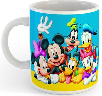 P89M Friends Mickey Mouse Club Cartoon Coffe (5009) Ceramic Coffee Mug
