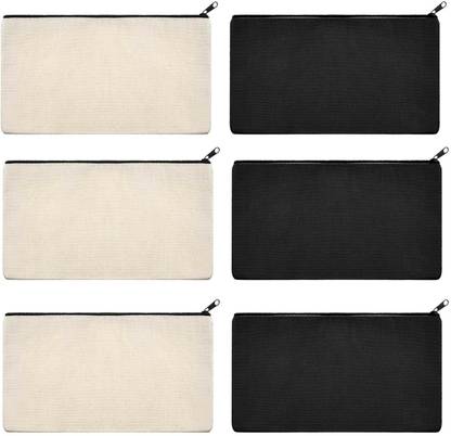 Lify Pencil Pouch Plain Art Canvas Pencil Boxes