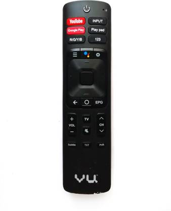 Ritebuy  Smart TV remote control YouTube, Google play VU Remote Controller