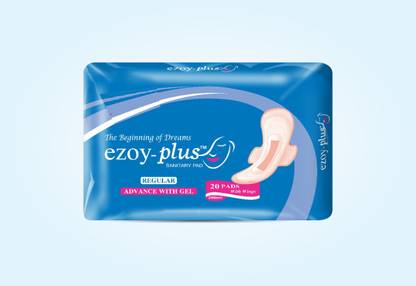 Ezoyplus Family Pack Large Sanitary Pads Dry Net with wings for women, 40 Pads (Pack of 2) Sanitary Pad (Pack of 2) Sanitary Pad