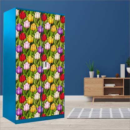 WallDaddy 213.36 cm S-Rangin Lotus Almira Self Adhesive Sticker