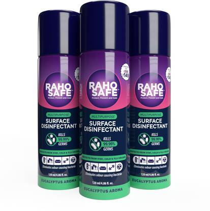 RAHO SAFE Multipurpose Surface Disinfectant Spray 120 ml
