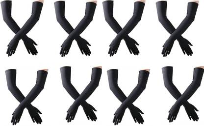 greyfab Women & Men Cotton Full Hand Gloves for Biking and Driving Dust, Pollution GLOVE Riding Gloves