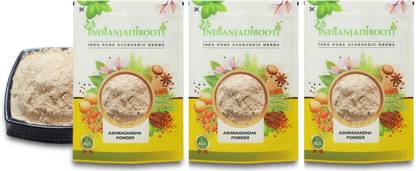IndianJadiBooti Ashwagandha Powder - Ashvagandha Powder - Asgandh Nagori - Withania somnifera