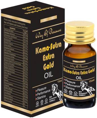 Way Of Pleasure Kama Sutra Extra Gold Ayurvedic Oil For Men