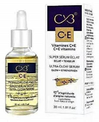 CVB C80 Ultra Glow Serum with Vitamin C & E for Hydrating, Strengthening & Moisturizing Sensitive Skin