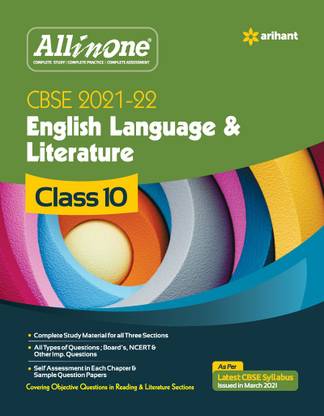 CBSE All In One English Language & Literature Class 10 for 2022 Exam