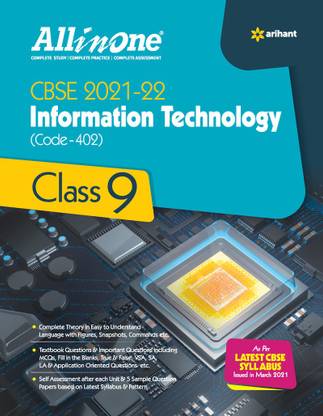 CBSE All In One Information Technology Class 9 for 2022 Exam