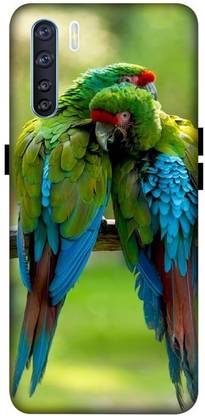 ANGELSKY Back Cover for OPPO F15 CPH200 ( bird wallpaper) PRINTED BACK COVER