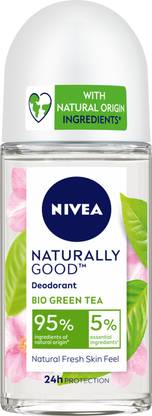 NIVEA Naturally Good Deodorant Roll On, Bio Green Tea, 50 ml Deodorant Roll-on  -  For Women