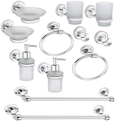 Royal piece Stainless Steel, Aluminium Bathroom Set