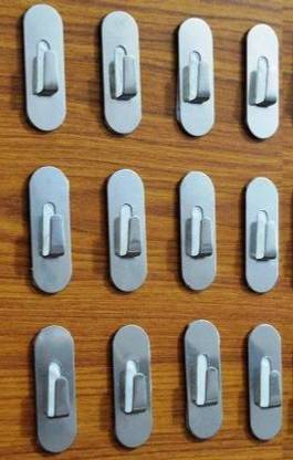 bidawat 12 Pcs wall hooks adhesive strong (Pack of 12) Hook 12