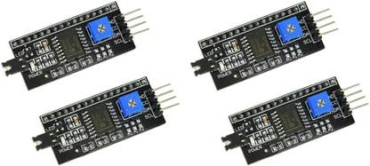 DS Robotics I2C/Iic/Twi/Spi Serial Interface Board Module For Arduino 1602 Lcd Display (Pack of 4 ) Electronic Components Electronic Hobby Kit