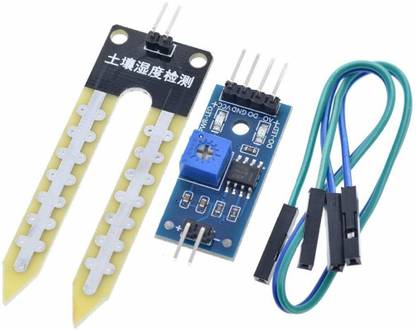 DS Robotics LM393 3.3V-5V Soil Moisture Detect Sensor Soil Moisture Sensor Soil Hygrometer Detection for Arduino Automatic Watering System Robot Electronic Components Electronic Hobby Kit