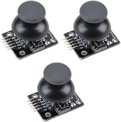 Manushre Manas Enterprises Game Joystick Sensor Game Controller Sensor Joystick Breakout Module for PS2 Arduino Raspberry Pi(Pack of 3) Electronic Components Electronic Hobby Kit