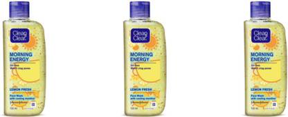 Clean & Clear Morning Energy Lemon Fresh , Yellow Face Wash
