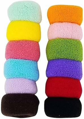 Ghelonadi Hair Ties Hair Bands Ponytail Holder for Thick Hair Rubber Bands Hair Styling Band for Women Girls Rubber Band