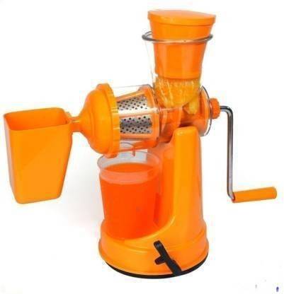 RAMBHAKTA Plastic Hand Juicer Machine, manual Orange juicer for fruit Juice, juicer for mosambi, juicer for Pomegranate, Fruit juicer Handy Manual Machine With Waste Container Hand Juicer