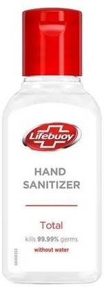 LIFEBUOY Hand Sanitiser - Total 10, 50ml (Pack Of 4) Hand Sanitizer Bottle