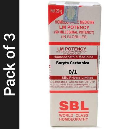 SBL Baryta Carbonica 0/1 LM Globules
