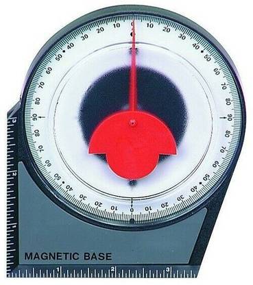 atozshop11 Angle Locator Magnetic Base Gauge 0- 90d Dial Protractor Protracter Angle Finder Angle Locator Magnetic Base Gauge 0- 90d Dial Protractor Protracter Angle Finder Magnetic Inclinometer Level