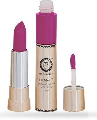 colour queen 2 In One Matte Lipstick MAGENTA (46)