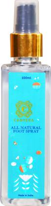 Camveda All Natural Foot Spray - 100 ML Bottle, (1 PET Spray Bottle in one Pack) Odour Control