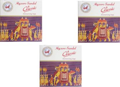 MYSORE SANDAL CLASSIC SOAP PACK OF 150G*3