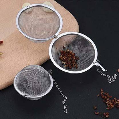House of Queens Premium Quality Durable Small Net Mesh Style Easy Loose Leaves Green Tea Filter Pot Infuser Tea Strainer