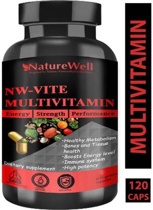 Naturewell Multivitamin, Multiminerals, antioxidants for daily health, Nutrition (120N)