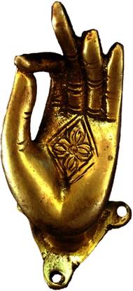 Art Antiqua Hand Shaped Door Handle Brass Door Handle