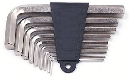 DUMDAAR Allen/Hex Key Set of 9 Pieces Allen Key Set