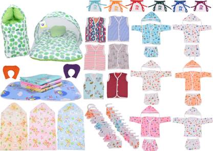 Toddylon New Born Baby Care Clothing And Essential Gift Set Combo