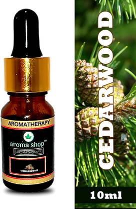 AROMASHOP AROMATHERAPY PURE AND NATURAL CEDARWOOD ESSENTIAL OIL