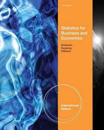 Statistics for Business and Economics (With CD) 11th  Edition