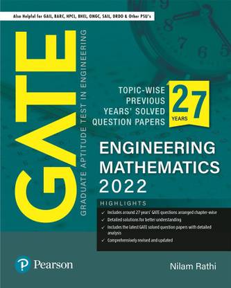 GATE Topic-wise Previous Years' Solved Question Papers Engineering Mathematics 2022 | By Pearson