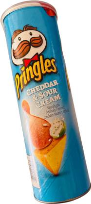 Pringles Cheddar & Sour Cream Potato Crisps Imported 158g Chips