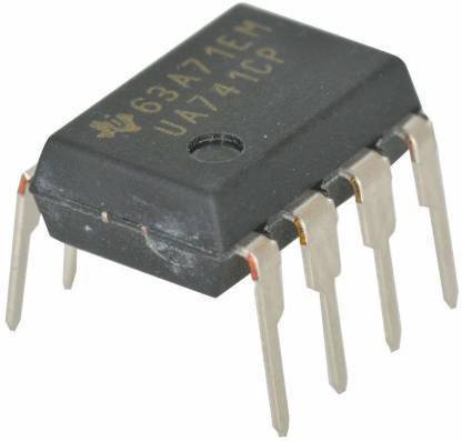HRTRONICS UA741CP 741CP 741 IC Operational Amplifier,8 Pins (PACK OF 10) Electronic Components Electronic Hobby Kit