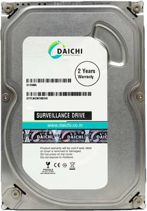 DAICHI 20% Faster 1 TB Desktop, Surveillance Systems, Network Attached Storage Silver SATA Internal Hard Disk Drive (HDD) (DI D001C)