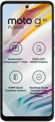 Motorola G40 Fusion (Frosted Champagne, 128 GB)