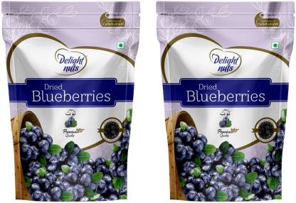 Delight nuts Dried Blueberries -150gm (Pack of 2) Blueberry