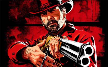 Red Dead Redemption RDR Game Wall Poster For Room With Gloss Lamination M23 Paper Print